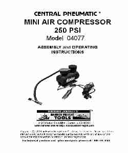 Harbor Freight Tools Air Compressor Mini Air Compressor 250 PSI-page_pdf